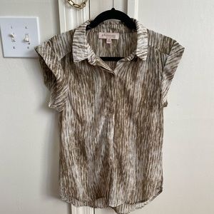 Philosophy Republic Short-Sleeve Blouse